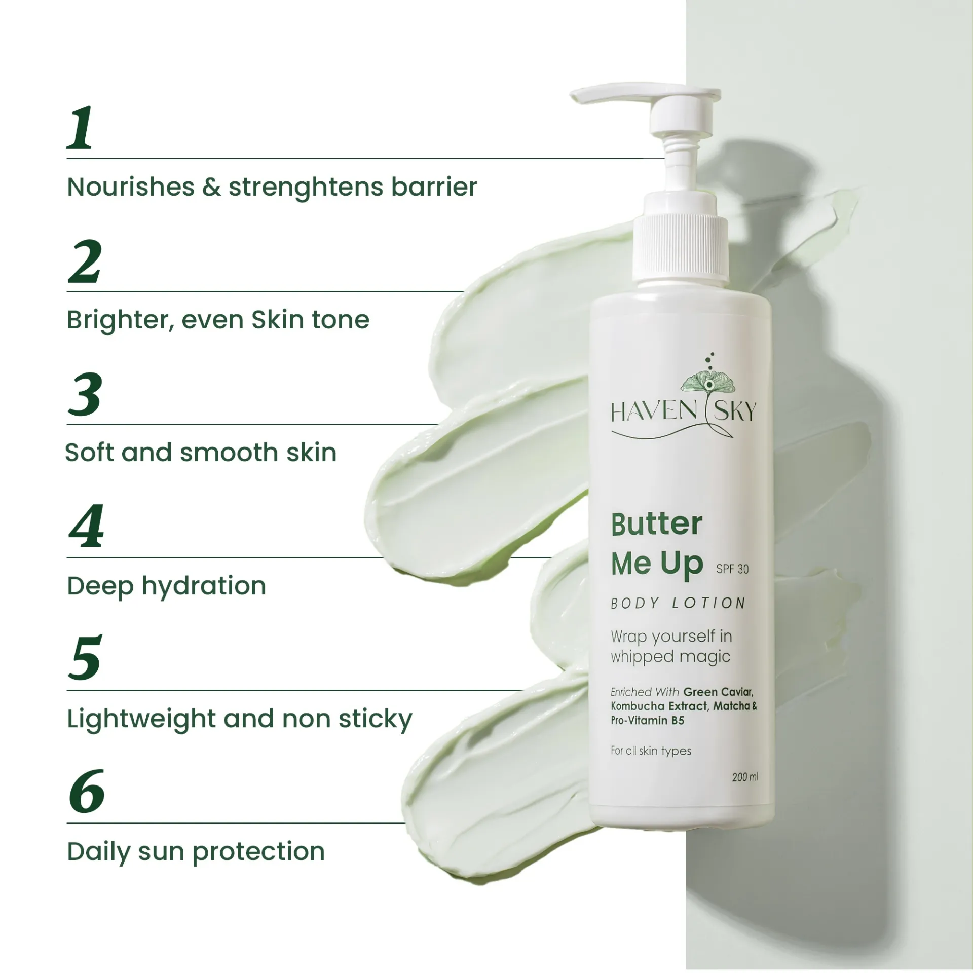 Haven Sky Butter Me Up Body Lotion (SPF 30)