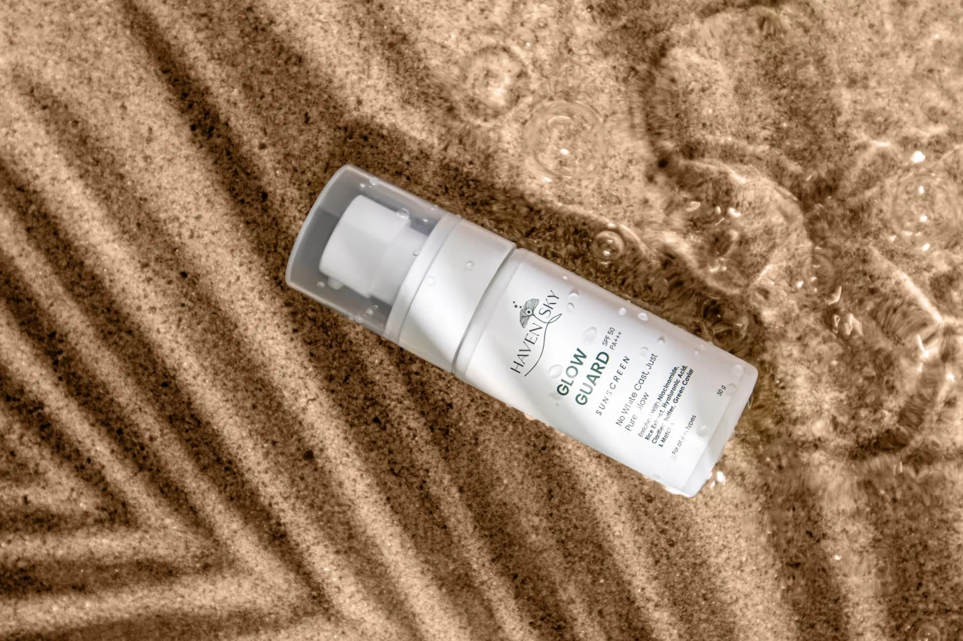 Haven Sky Glow Guard Sunscreen (SPF 50 PA+++)